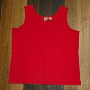 Chico's Striking Bright Pink Sleeveless Blouse